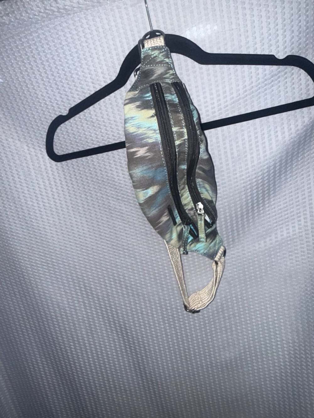 Dakine Hip Pack Blue Green Ikat Chevron Fanny Pack Waist Bag